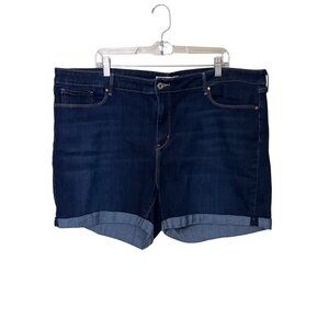 Signature By Levi Strauss Mid-Rise Denim Shorts Women Size 22W Plus Size
